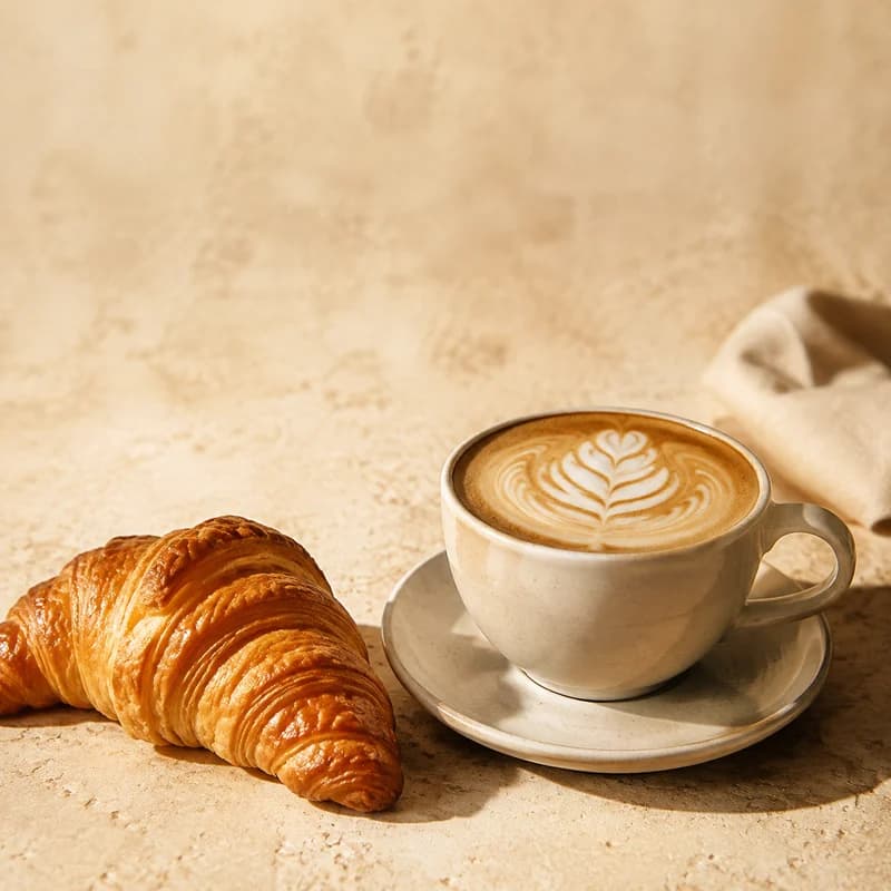 Cappuccino e croissant